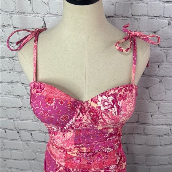 Cupshe x JJD Island Fresco Paisley One-Piece Swimsuit Large L NEW - Picture 10 of 15